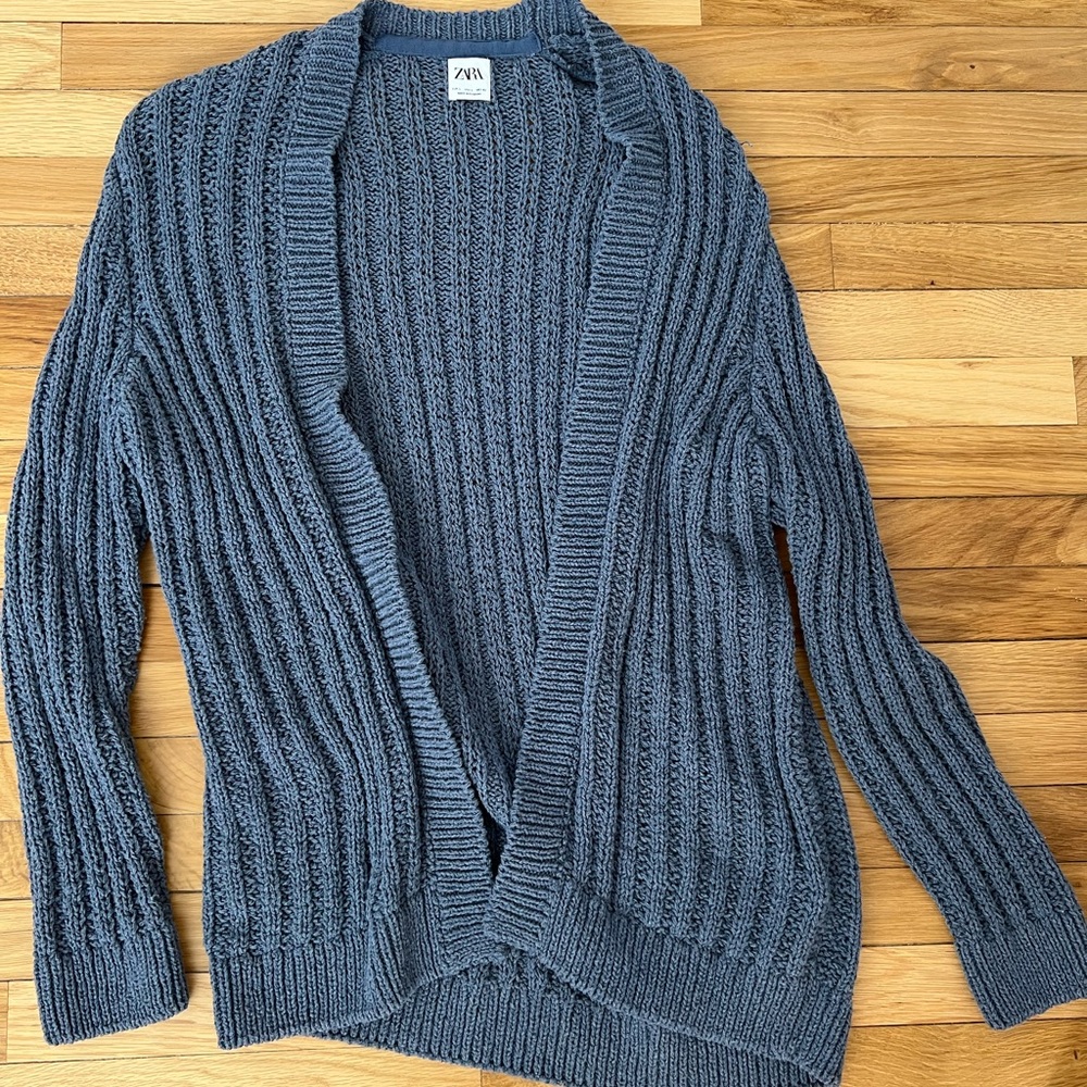 Men’s Crochet Knit Zara Cardigan - Size L